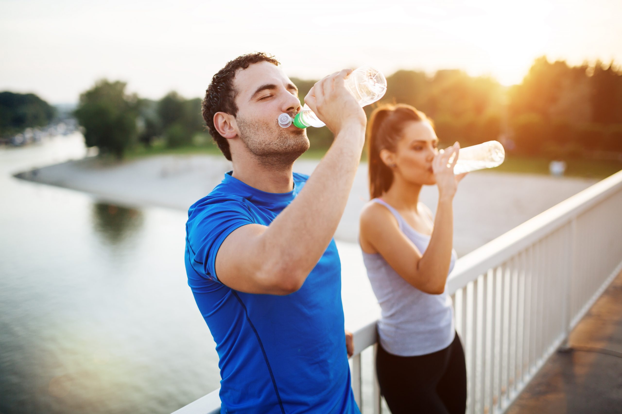 Sport, Sporternährung, Trinken, Wasser, Gesund, Bewegung